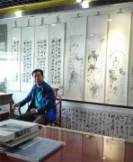 书法家王军: 钢筋傲骨 行云流水